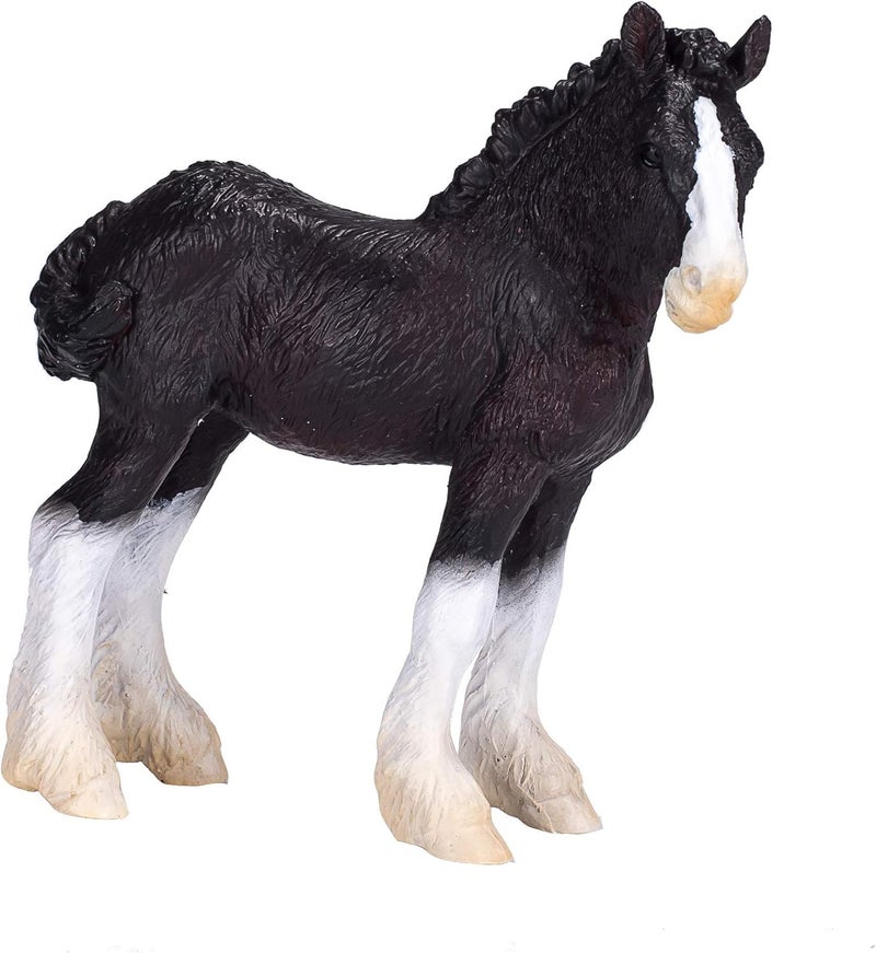 MOJO Shire Foal Realistic Equestrian Horse Club Hand Painted Toy Figurine - Image 2